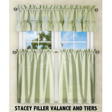 100% Polyester Kitchen Curtains Sets